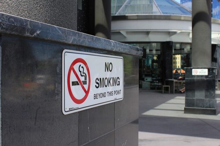 the ban on smoking in public places encourages smoking cessation
